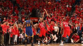 Watch: Steph Curry Forces OT With Insane Rainbow Three Pointer