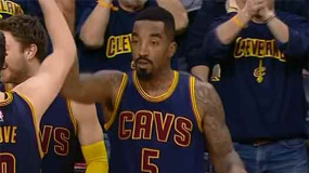 Watch: J.R. Smith Nails Ridiculous Fadeaway Three-pointer from WAY Downtown