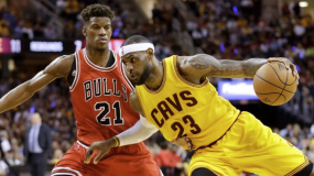 Watch: LeBron James Blows By Jimmy Butler For Dunk