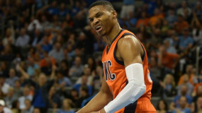 Watch: Russell Westbrook Soars High for the Vicious Putback Dunk
