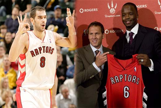 Toronto Raptors 2009 | Jermaine O'Neal, Jose Calderon, Chris Bosh