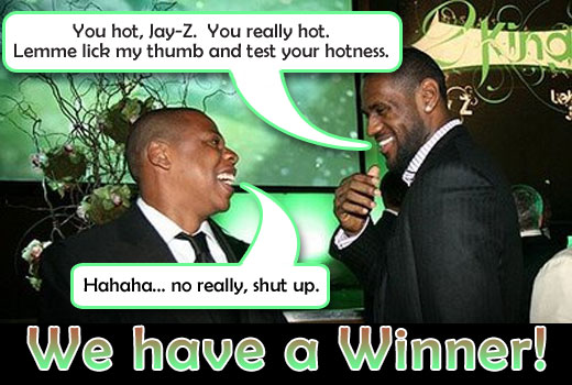 Jay-Z and Lebron James - Contest Winner