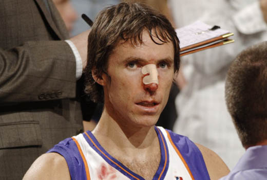 Steve Nash Suspended by NBA for Getting Punched in the Face!