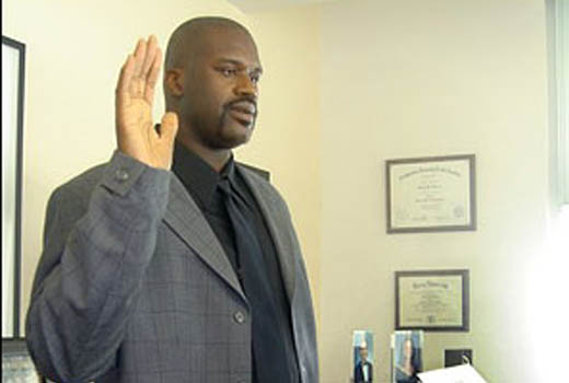 Shaquille O'Neal Swearing In
