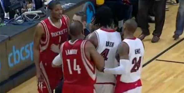Trevor Ariza Tossed for Swinging Elbow at DeMar DeRozan