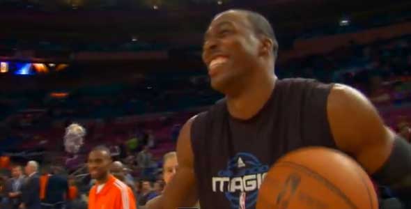 Dwight Howard Hits ANOTHER Half-Court Hook Shot [Video]