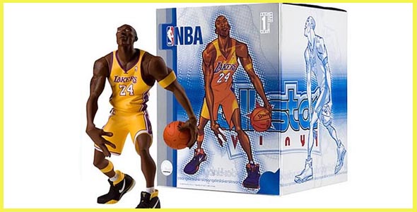 Outrageous NBA Gear: Kobe Bryant Goes Vinyl Action Figure