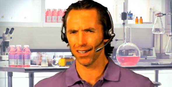 Hilarious New Steve Nash Vitaminwater Infomercial