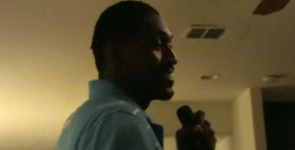 Ron Artest Sings Celine Dion on Karaoke