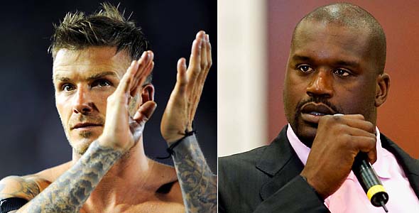 Shaq Challenges David Beckham to Soccer Match… Again