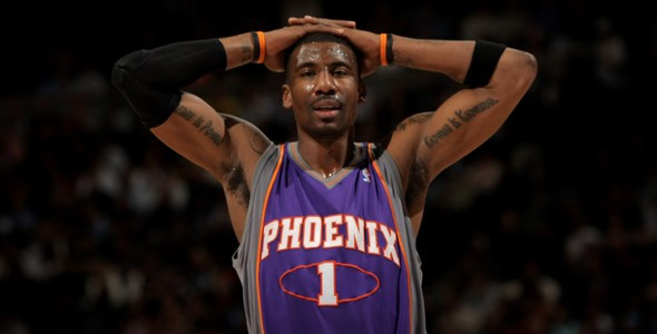 Amare Stoudemire Bangs on Anthony Tolliver