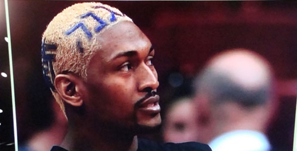 Ron Artest Goes All ‘Dennis Rodman’ With New Hairstyle
