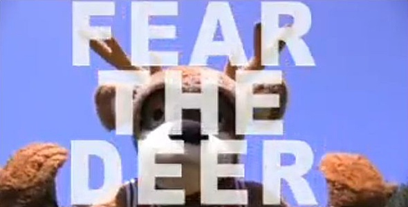 Bucks Mascot Goes Postal On Hawks Fans [Video]