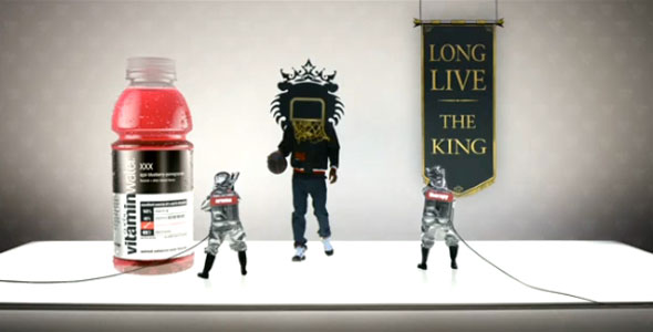 New Lebron Vitaminwater Spot