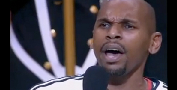 Jerry Stackhouse Sings National Anthem