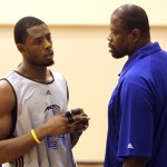 Patrick Ewing and Patrick Ewing Jr. Knicks