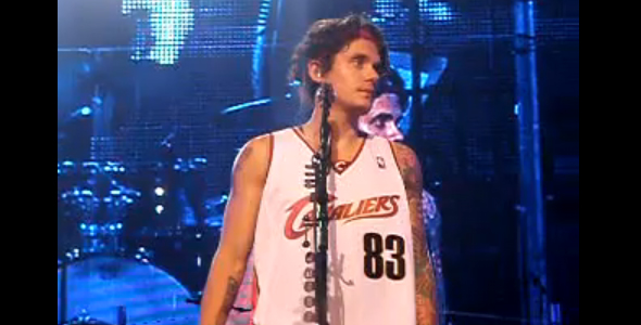 John Mayer ‘Promises’ To Wear Cavs Jersey During Miami Concert