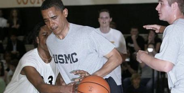 President Obama Ballin’ With NBA Stars