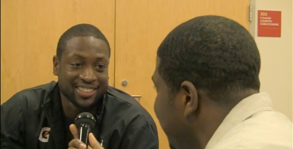 The Hoop Docs Interview Dwyane Wade at the Gatorade Replay Game