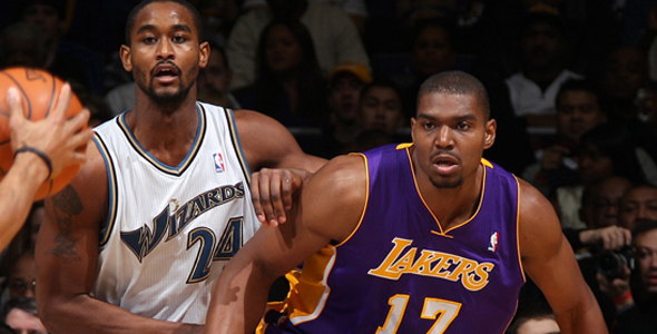Lakers Beat the Wizards 103-89; Andrew Bynum’s Season Debut