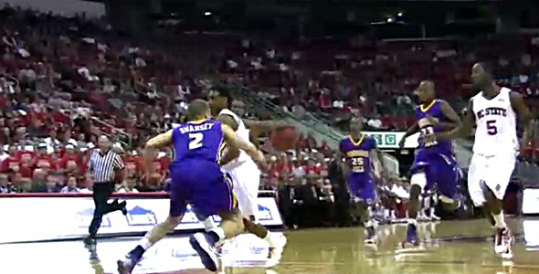 NC State’s Ryan Harrow Pulls a “Rondo” on Defender