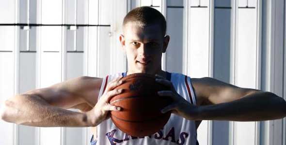 Kansas’ Cole Aldrich As a Long Distance Shooter?