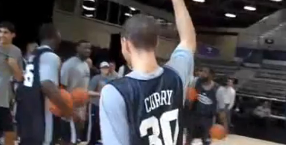 Stephen Curry Hits Two Full Court Shots During All-Star Weekend