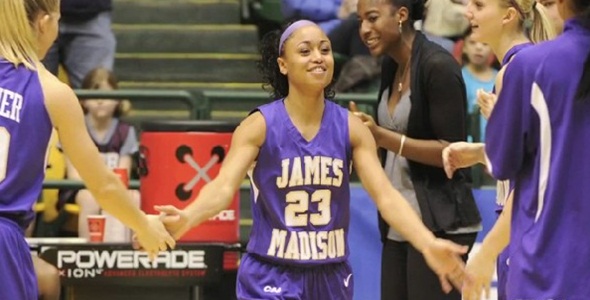 JMU’s Dawn Evans Leads Nation In Scoring Despite Kidney Disease