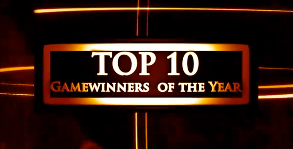 Top 10 Game Winners This Season