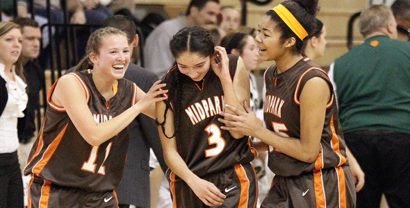 Female HS Player Scores Luckiest Hoops Shot Ever[Video]