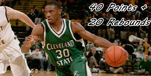 Cleveland State Player Notches Just 2nd NCAA 40-20 Game in Past 15 Seasons