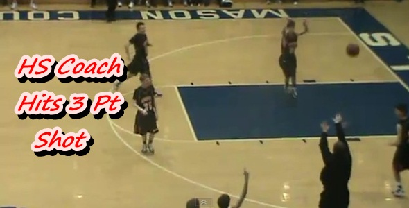HS Coach Sinks 3 Point Shot In Final Game As Coach [Video]