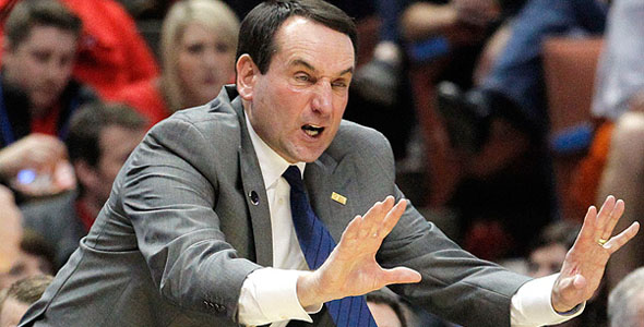 Coach K Takes a Shot at The Fab Five