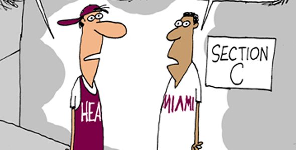 The Glass is Half Empty for Miami Heat Fans [PIC]