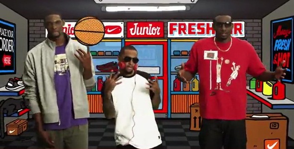 Amar’e and Bosh In New Nike Spot
