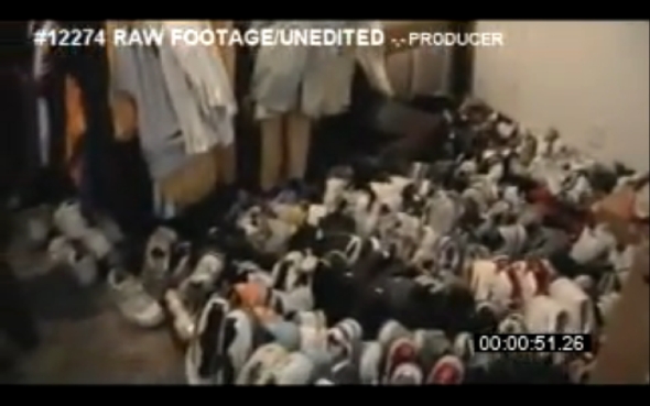 Basketball Sneakers Line Entire House