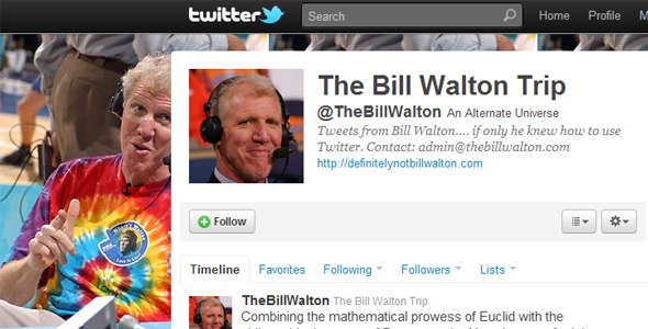 Walton’s Tweets a Playoff Treat
