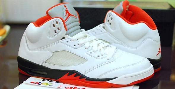 Air Jordan V ‘Fire Red’ Unreleased Sample