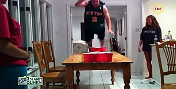 Beer Pong Dunk Contest