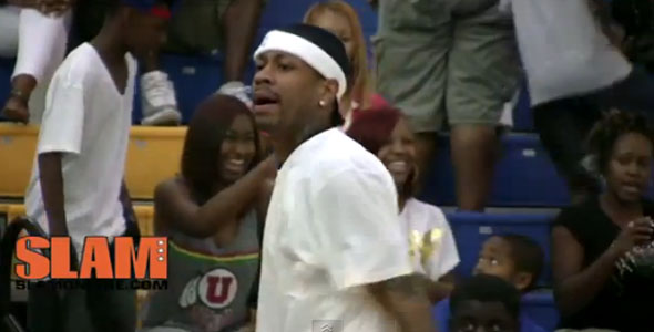 Iverson Scores 30 in Celebrity Game