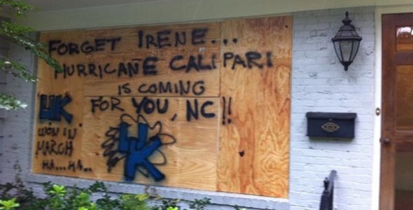 Forget Irene, Hurricane Calipari Is Headed For Carolina? [PIC]