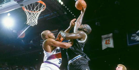 Throwback Picture of the Day: Shaq on Barkley