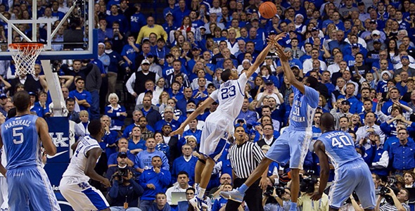 Kentucky Outlasts UNC Behind Anthony Davis’ Monster Block