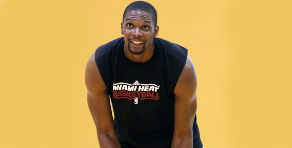 Chris Bosh Is Bigger, Stronger, and Ready to Play Center