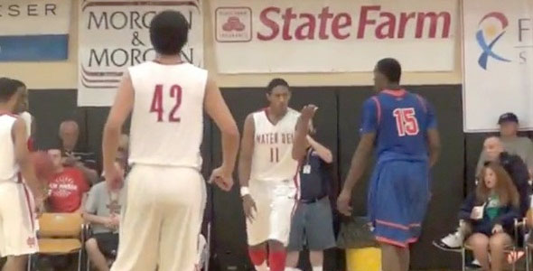 HS Player Dunks On Shabazz Muhammad Then Blows Him Kiss