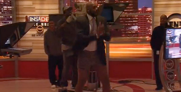 Video: Shaq Loses Bet, Shows Us His Boxers
