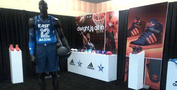 adidas Display At 2012 All-Star Weekend