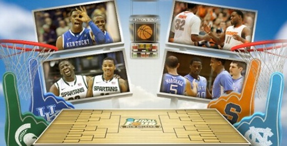 Kentucky, Syracuse, UNC, Michigan State Earn #1 Seeds