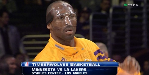 Kobe Bryant’s Face Mask [PICS]