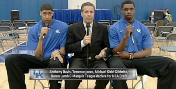 Kentucky’s Entire Starting Five Turning Pro